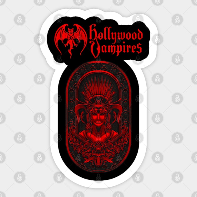 Hollywood Vampires Raise the Dead Sticker by Rooscsbresundae